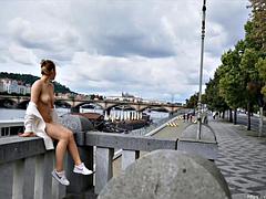 Cassandras Big Tits Public Tease
