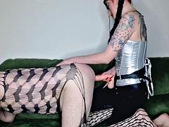 Dominatrix Nika Pounds Submissive Ass Doggy Style with Her Massive Strap-On in Fierce Femdom Session