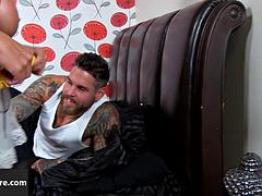Dean Van Damme Pounds Tia Layne Doggystyle in Her Supreme Hardcore Climax with Blowjob Teasing