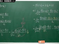 [重啟][真・Pronhub 最大華人微積分教學頻道]微分篇重點一：導數與微分的概念｜精選範例 1-4｜數學老師張旭