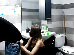 Rimjob Gone Wild as My Slutty Wife Gets Her Makeup Destroyed With Sloppy Ass Licking