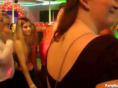 Group sex always happens in a local night club, when horny people show up to have fun