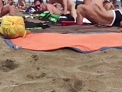 Fuck in public on a beach