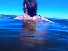 Under water (bikini)