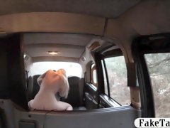 Huge Juggs Amateur Blonde Passenger Slammed In The Cab