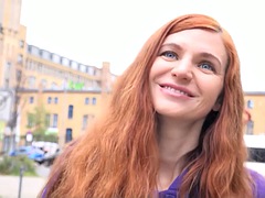 SCOUT69 - GERMAN SCOUT - Skinny Ukrainian redhead teen Lina Joy picks up and fucks